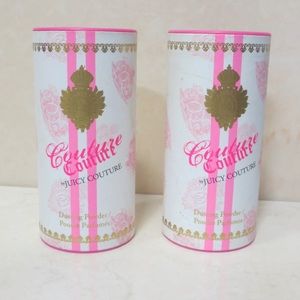 JUICY COUTURE DUSTING POWDER 1.4 OZ LOT OF 2
